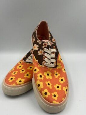 NEW Sperry Cloud CVO Women’s 10 canvas sneakers Flower Power low top lace up
